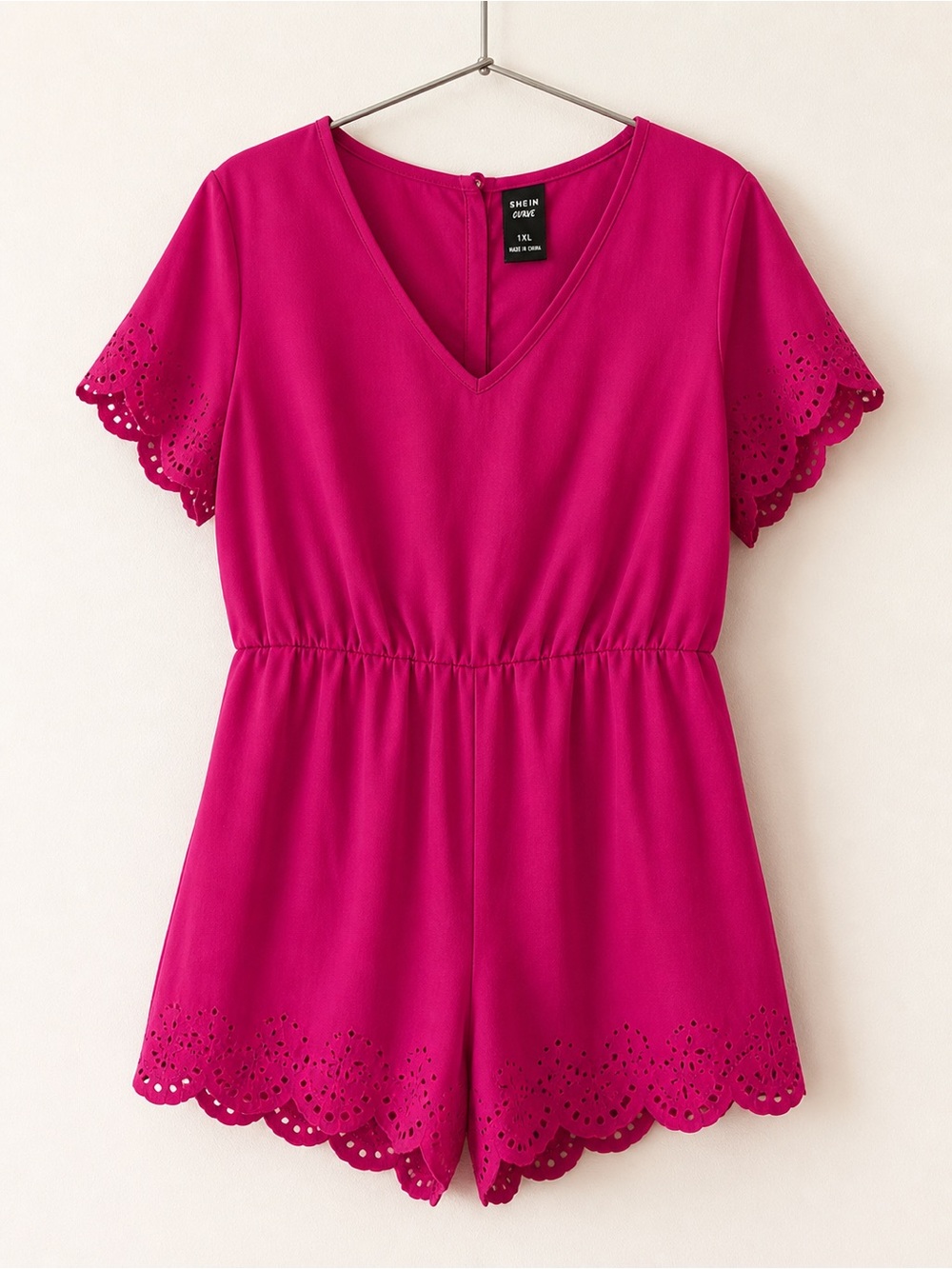 SHEIN Curve Fuchsia Romper 💖